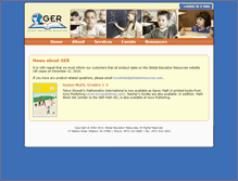 Tablet Screenshot of globaledresources.com